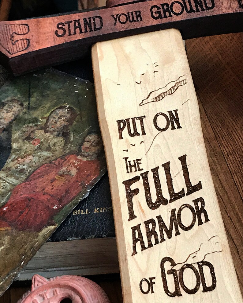 Armor of God Scripture Sword Wall Decor Etsy