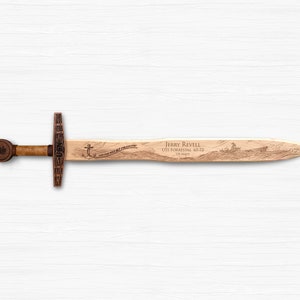 Custom Wooden Sword for the Navy