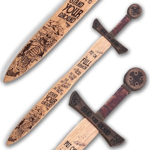 Armor of God - Scripture Sword Wall Decor - Made in the USA!