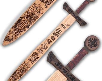 Armor of God - Scripture Sword Wall Decor - Made in the USA!