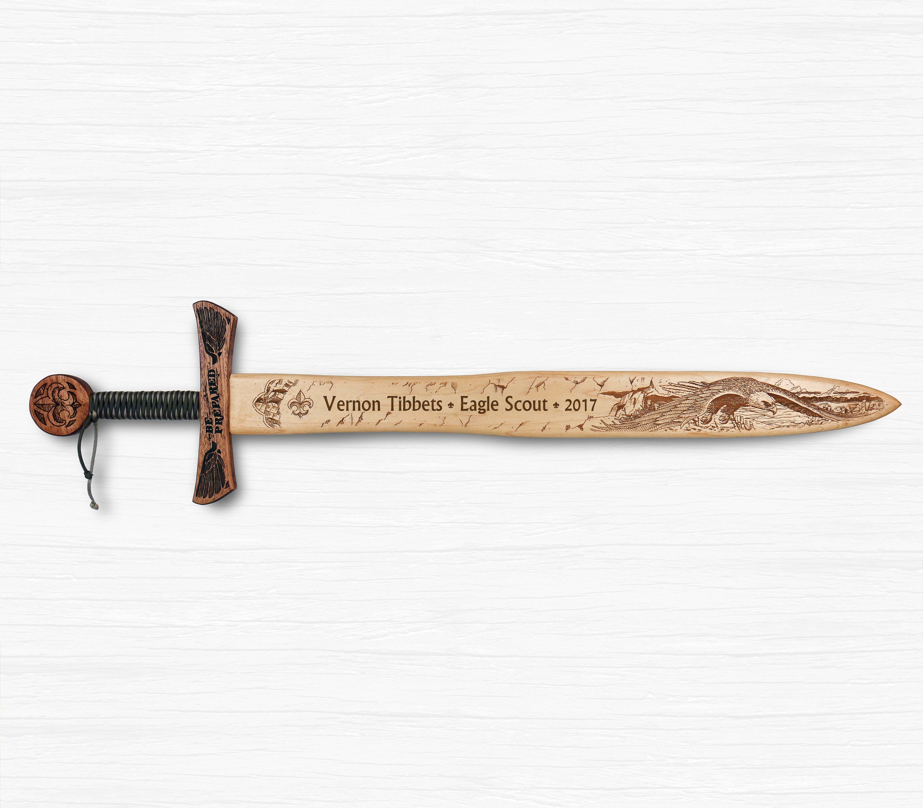 Eagle Scout Wooden Sword Wall Decor Etsy