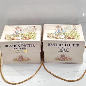 Collection complète de livres vintage de Beatrix Potter, volumes 1 à 23 | Coffret de 23 livres