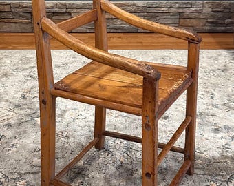Primitive Child-Sized Wooden Chair