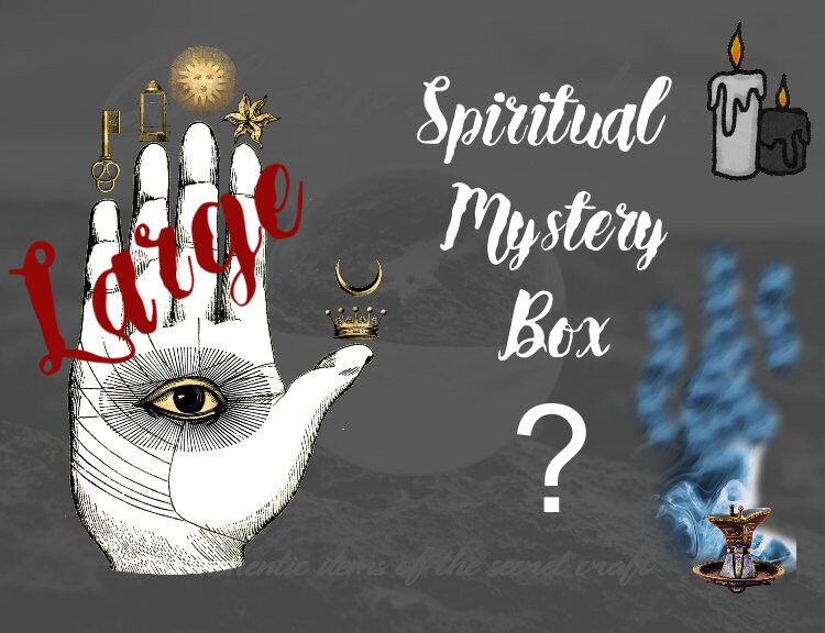 Large-Spiritual Mystery Box, Witch box, Occult box, Sorcery box, Alch…