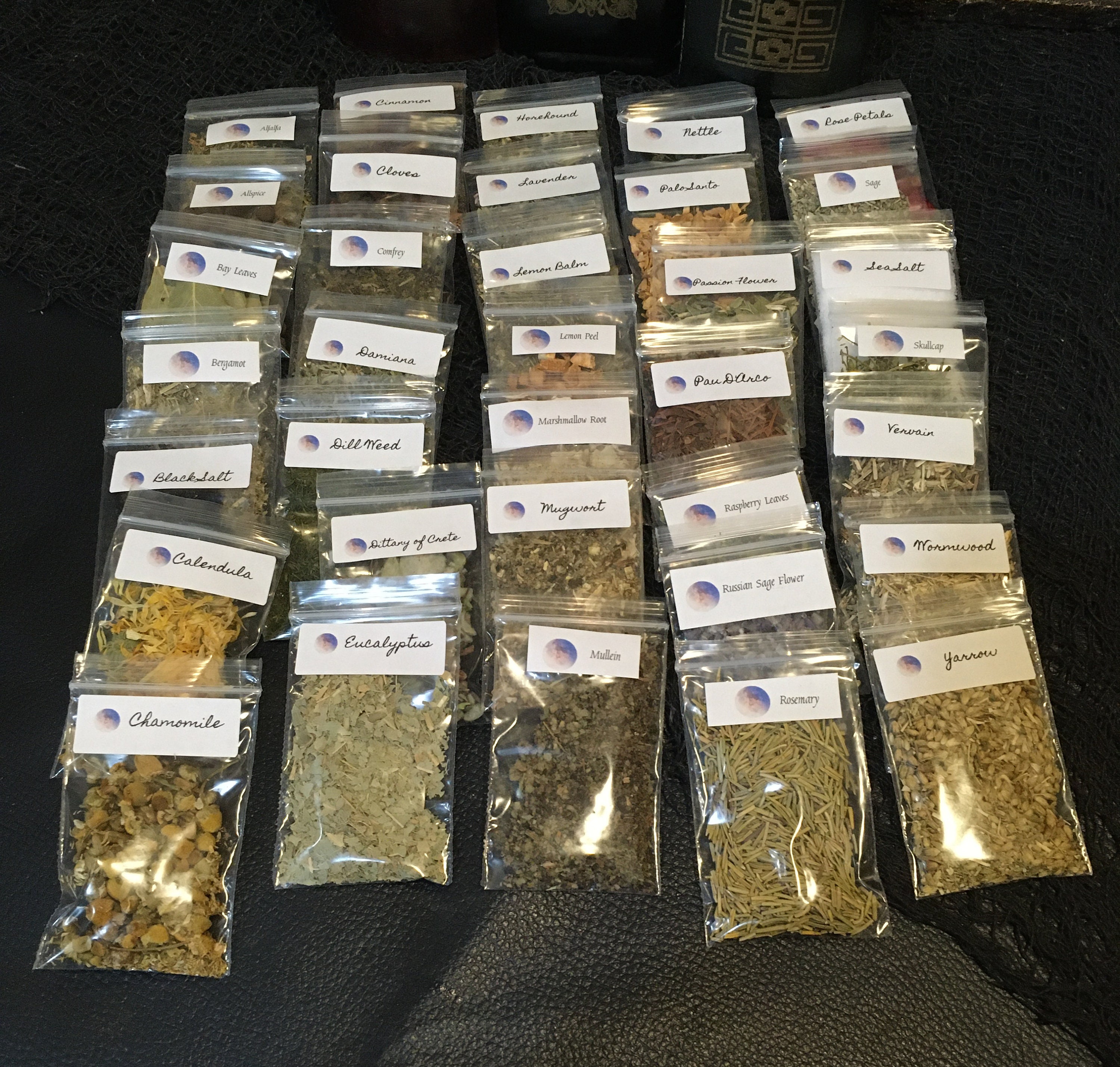 Herb sampler grab bag, 35 pack witch herbs, Apothecary herbs, spell h…
