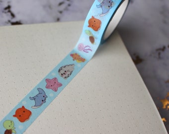 Washi Tape von Meerestieren