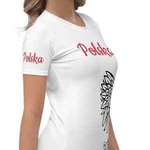 Polish Woman t-shirt , Polish Shirt Independence Day, Polish clothing, Polish shirt, Polish pride, Polish parade, Poland patriotic
