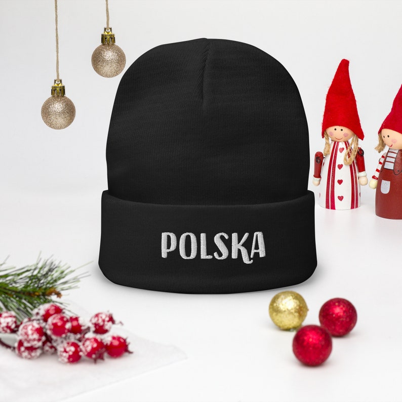 Embroidered Beanie Polska