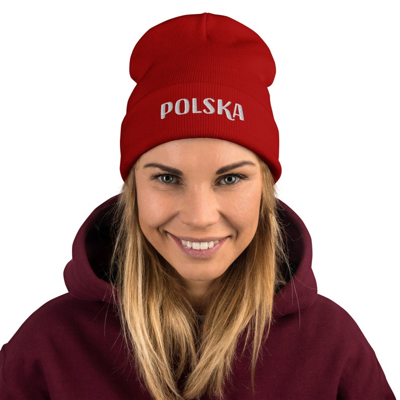 Embroidered Beanie Polska