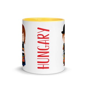 Hungary folklore art Mug, Hungarian Folk art Mug, Hungarian Flag cup, Gift for Hungarian, Gift from trip, gift for friend, birthday gift
