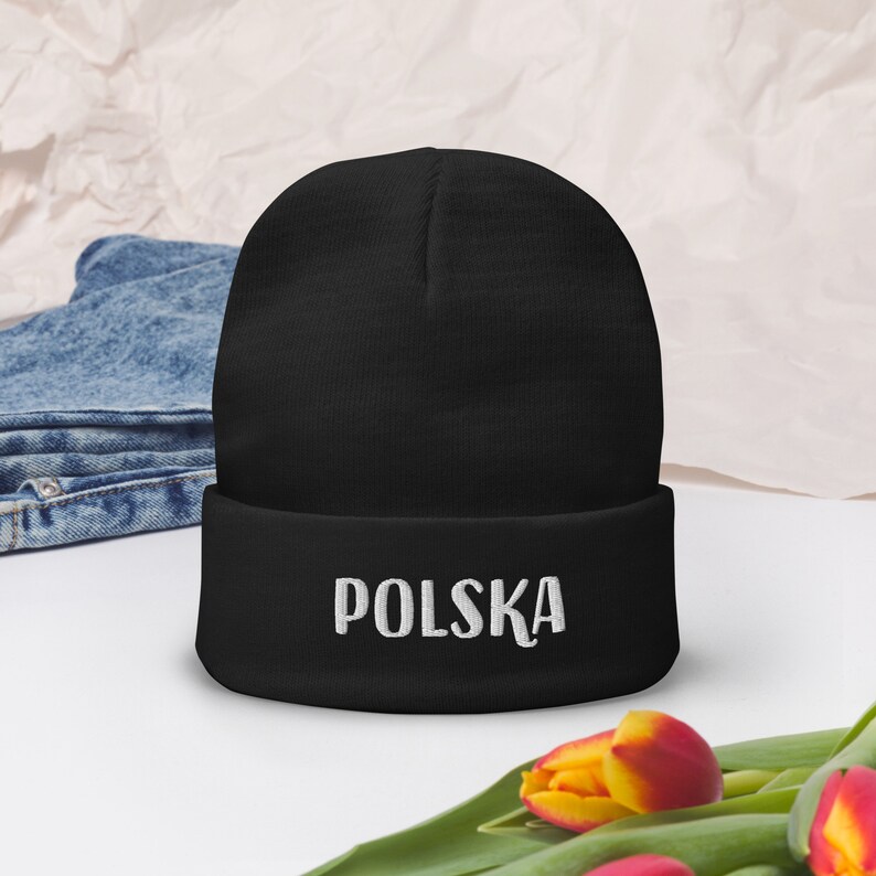 Embroidered Beanie Polska