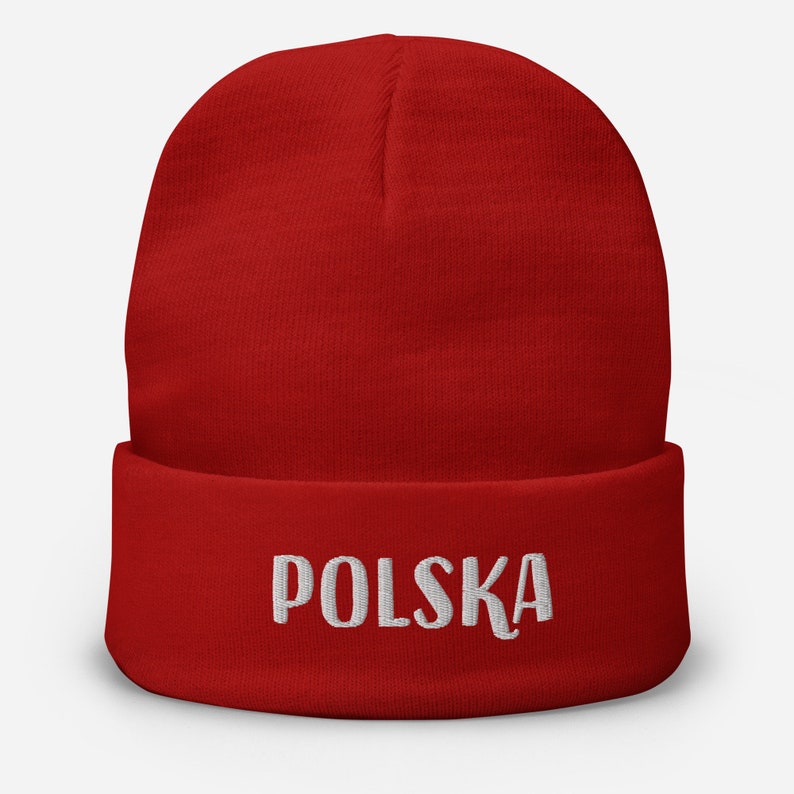 Embroidered Beanie Polska