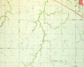 El Reno Map Print - Etsy