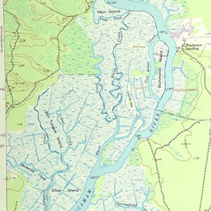 Brookgreen Gardens Map of Murrells Inlet South Carolina Art - Etsy