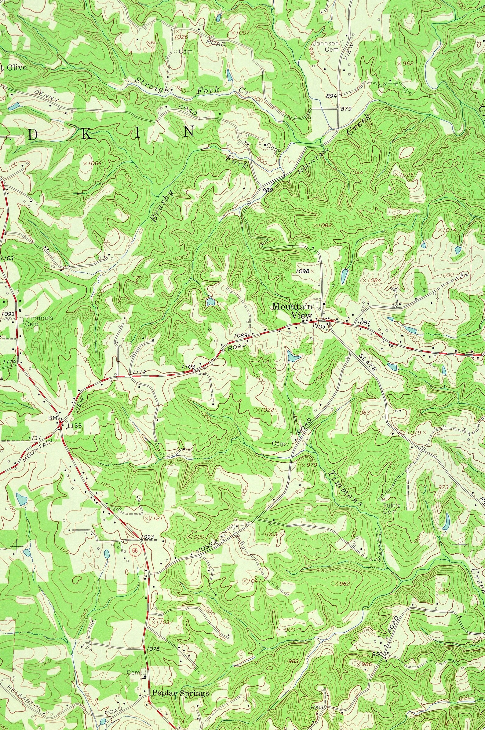 King North Carolina Map of Mount Olive Art Print Wall LARGE Etsy