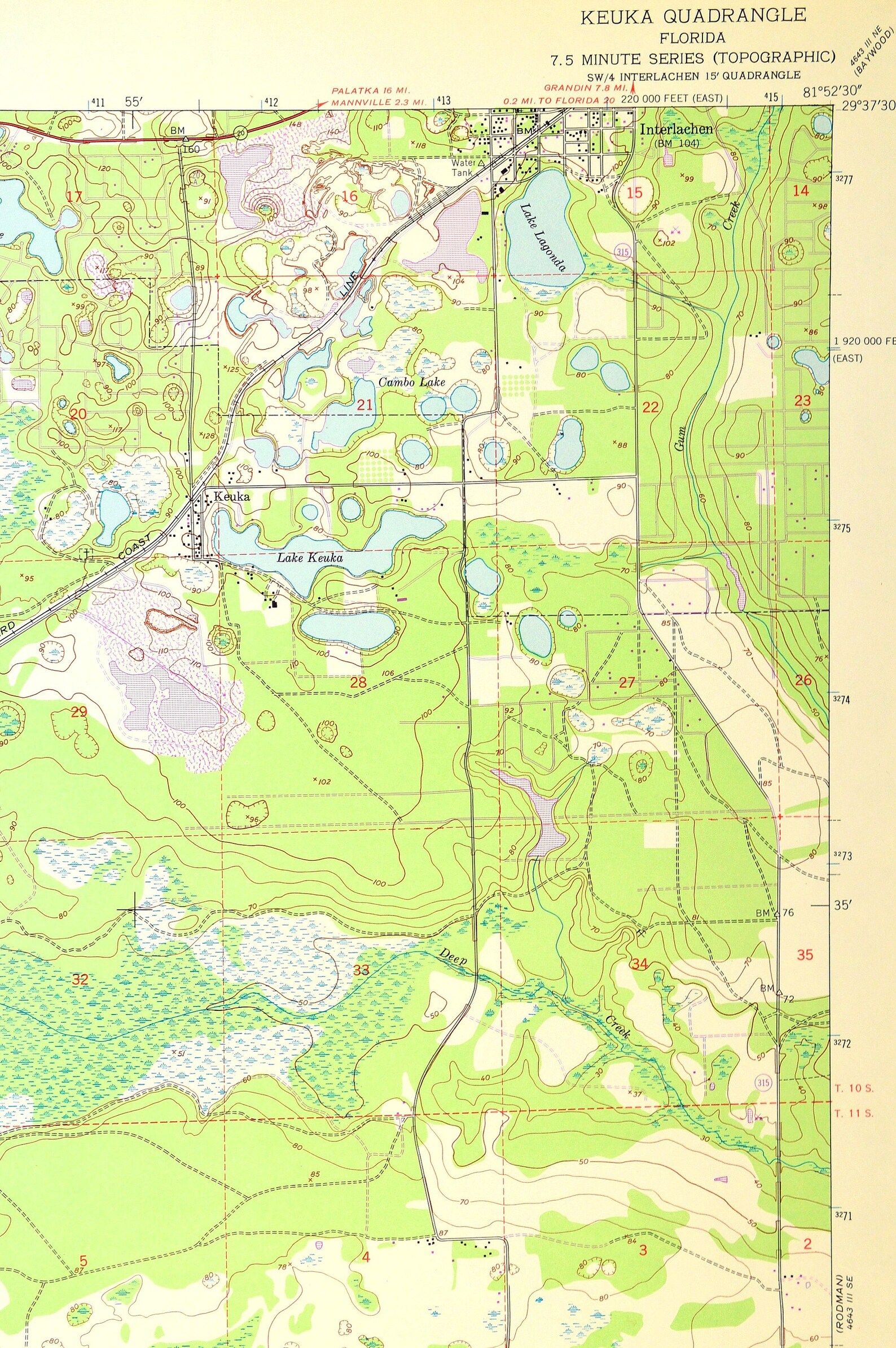 Edgar Map of Interlachen Florida - Il 1588xN.1780355988 1y8a 