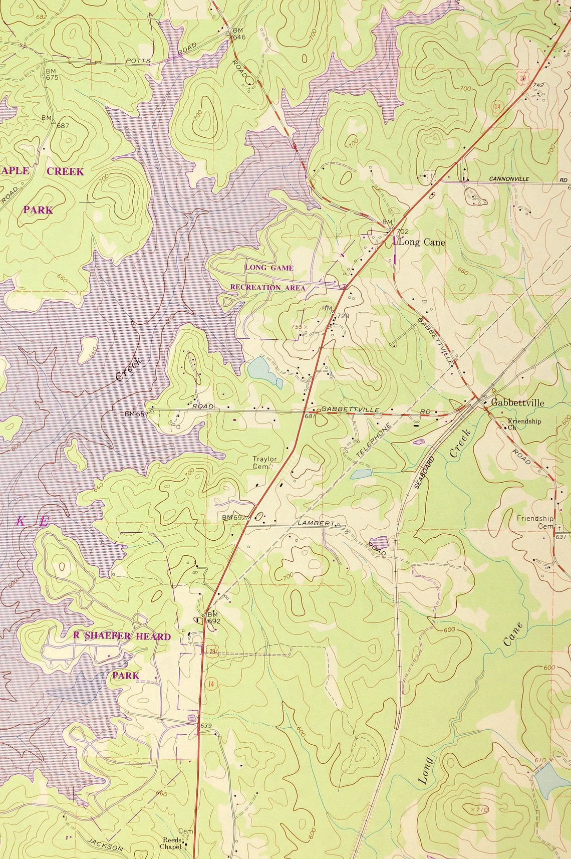 West Point Lake Map of West Point Art Print Wall Decor Etsy