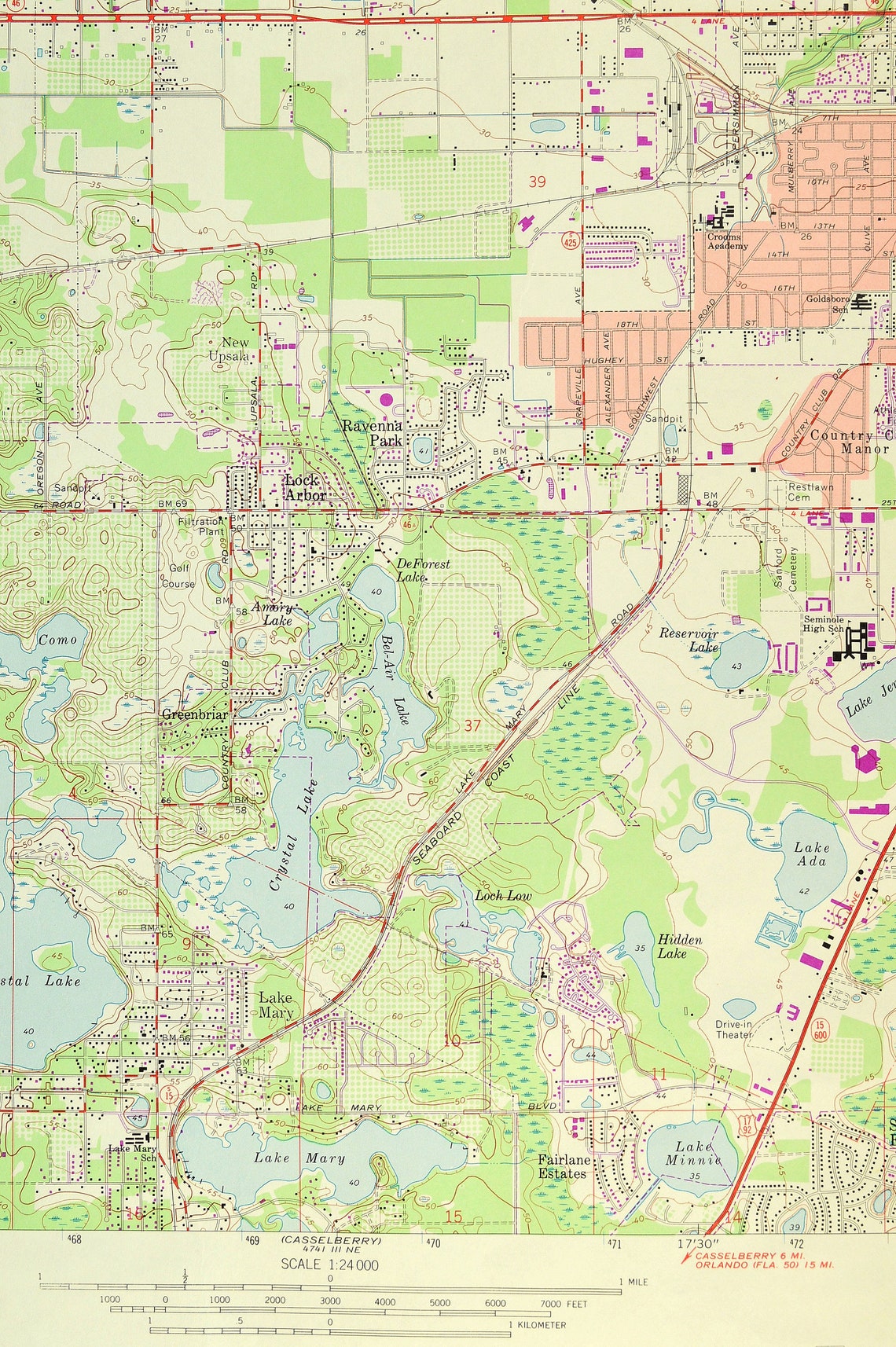 Sanford Map of Lake Monroe Florida - Il 1140xN.1848745775 1jlj 