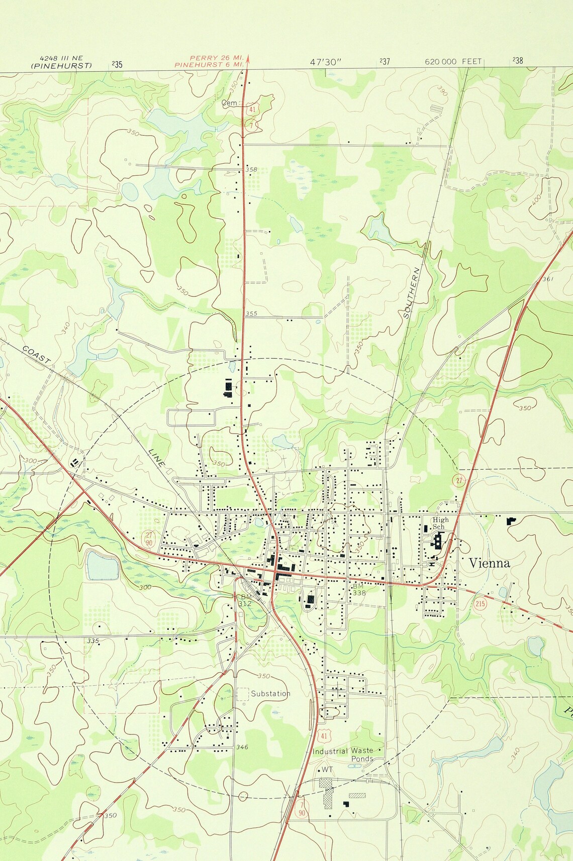 Vienna Map of Richwood Art Print Wall Decor LARGE Etsy