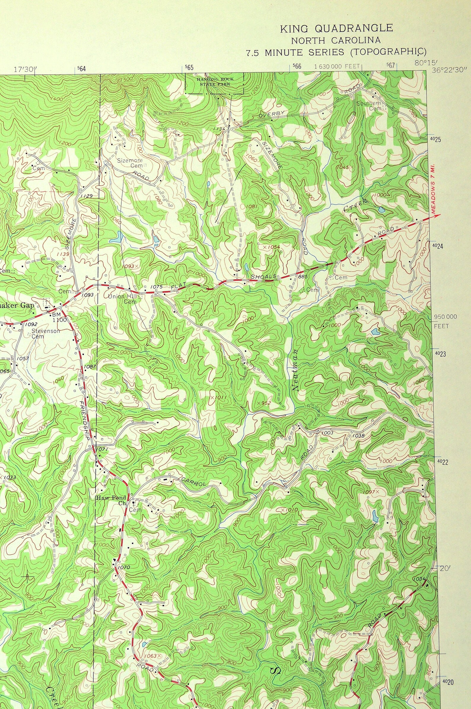 King North Carolina Map of Mount Olive Art Print Wall LARGE Etsy