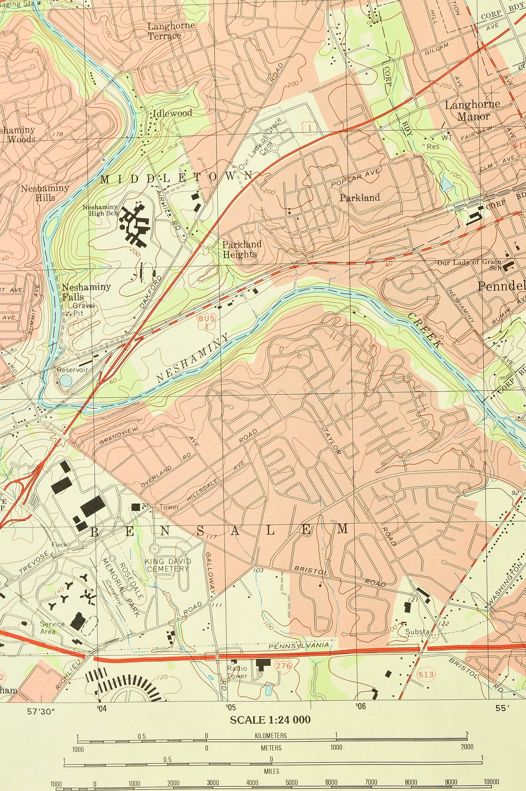 Langhorne Pa Zip Code Map Map
