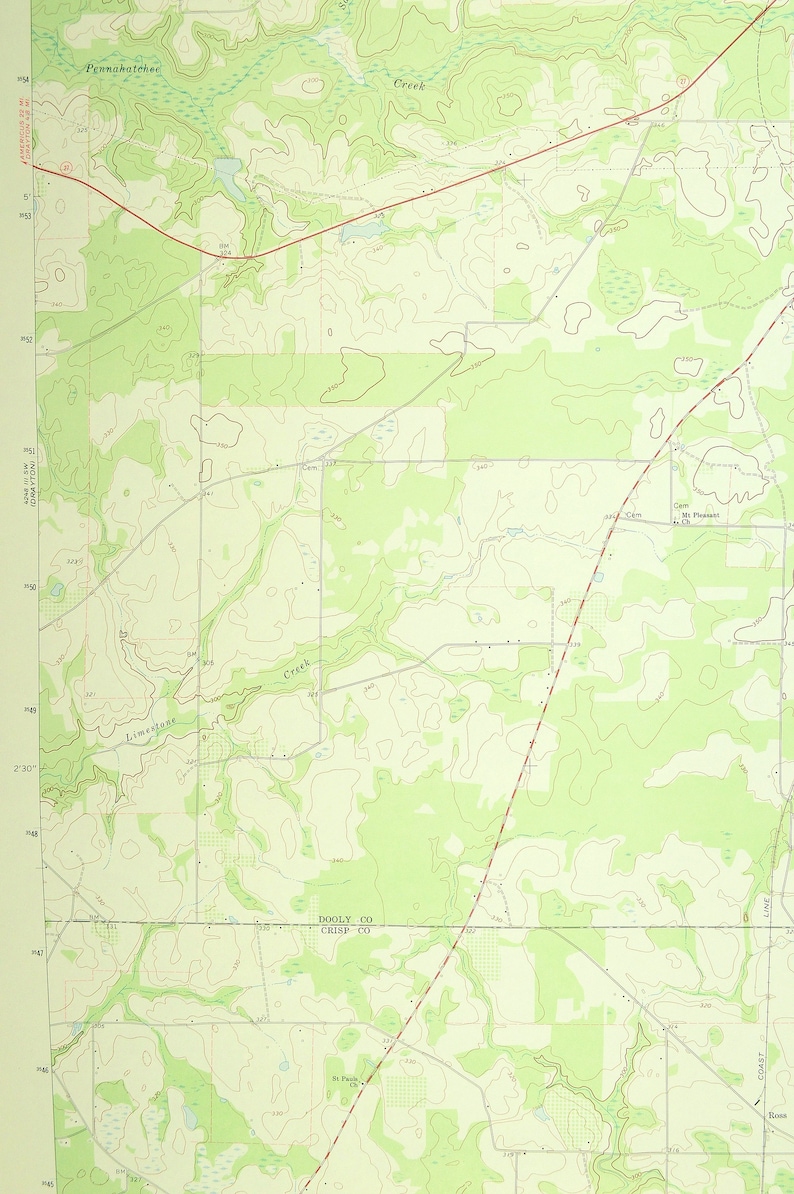 Vienna Map of Richwood Art Print Wall Decor LARGE Etsy