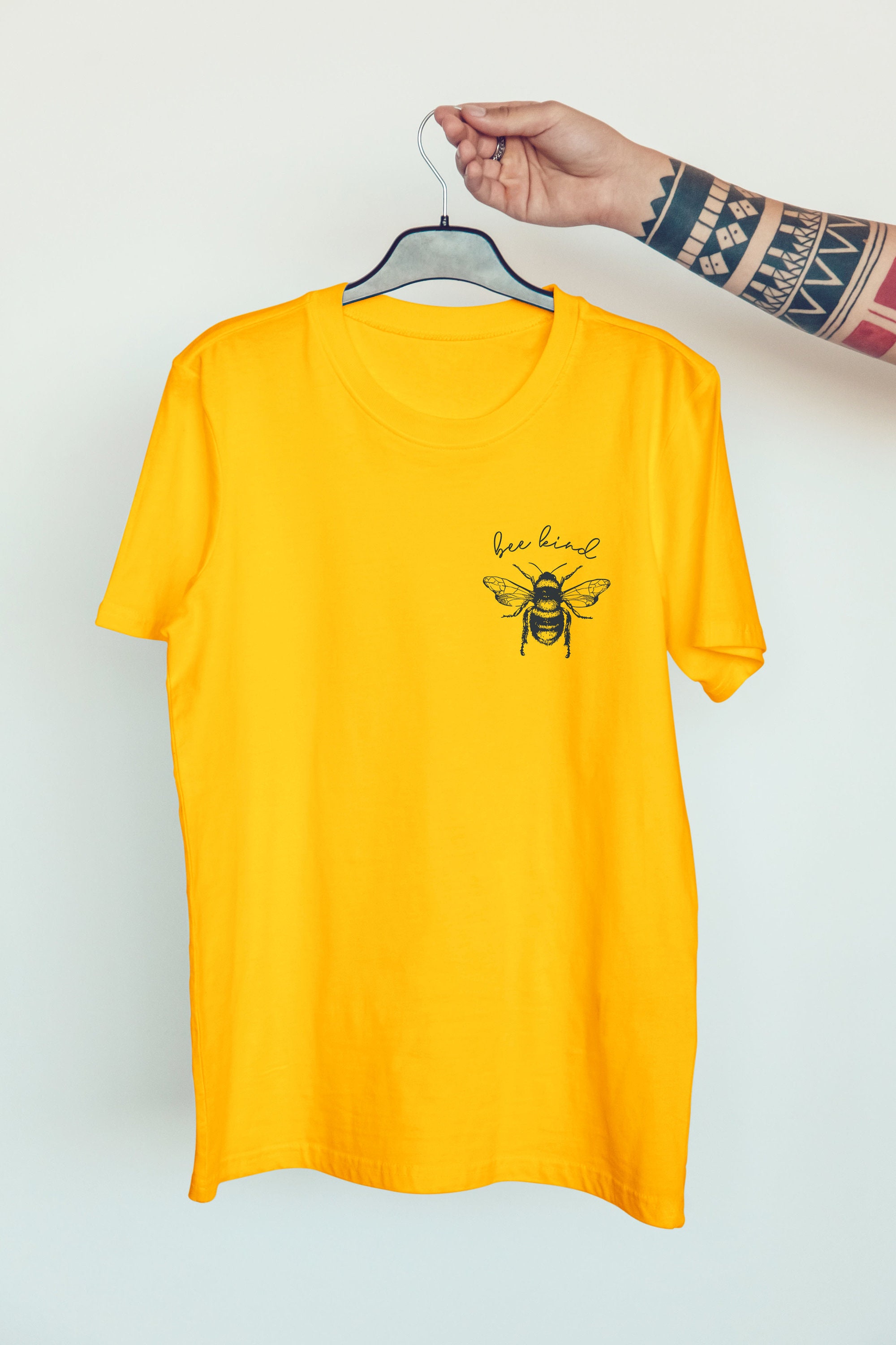 Yellow Bee Kind T-shirt / Honey Bee Tee 