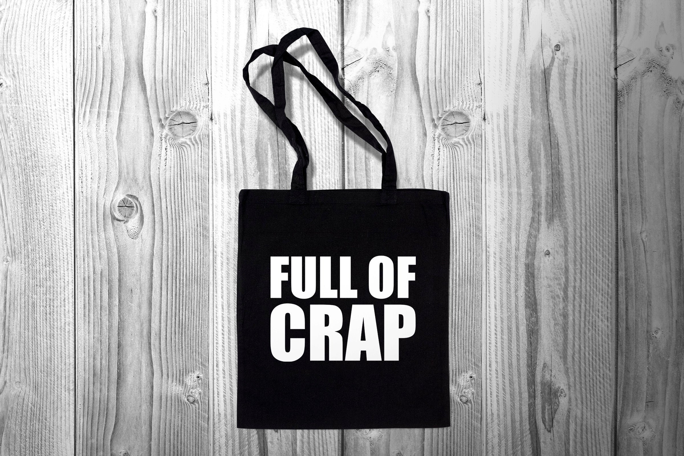 Full of Crap Tote / Sarcasm Bag / Funny Satchel / Hipster Etsy
