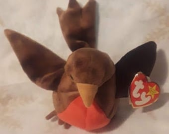 Beanie Baby Robin sred breast plush