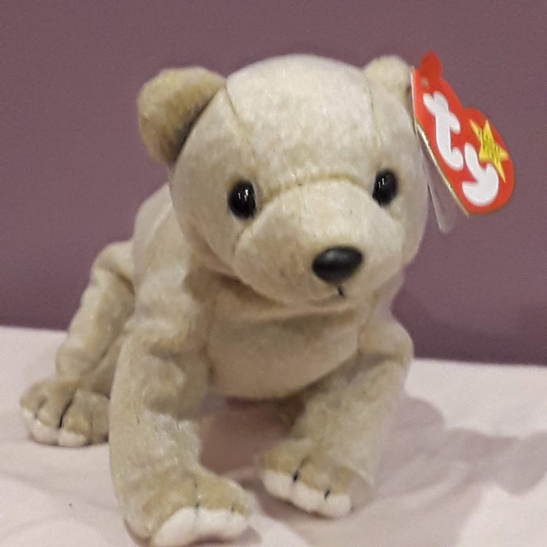 ALMOND TY Beanie BABY Bear Etsy
