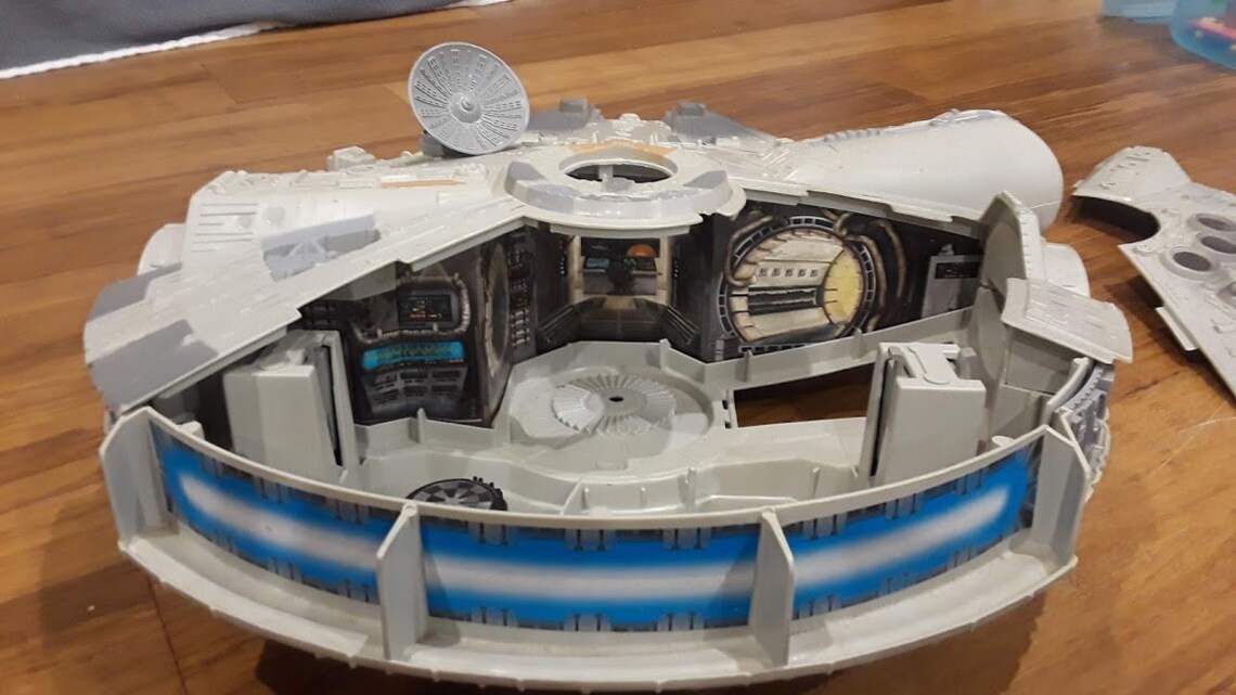 80's millennium falcon toy