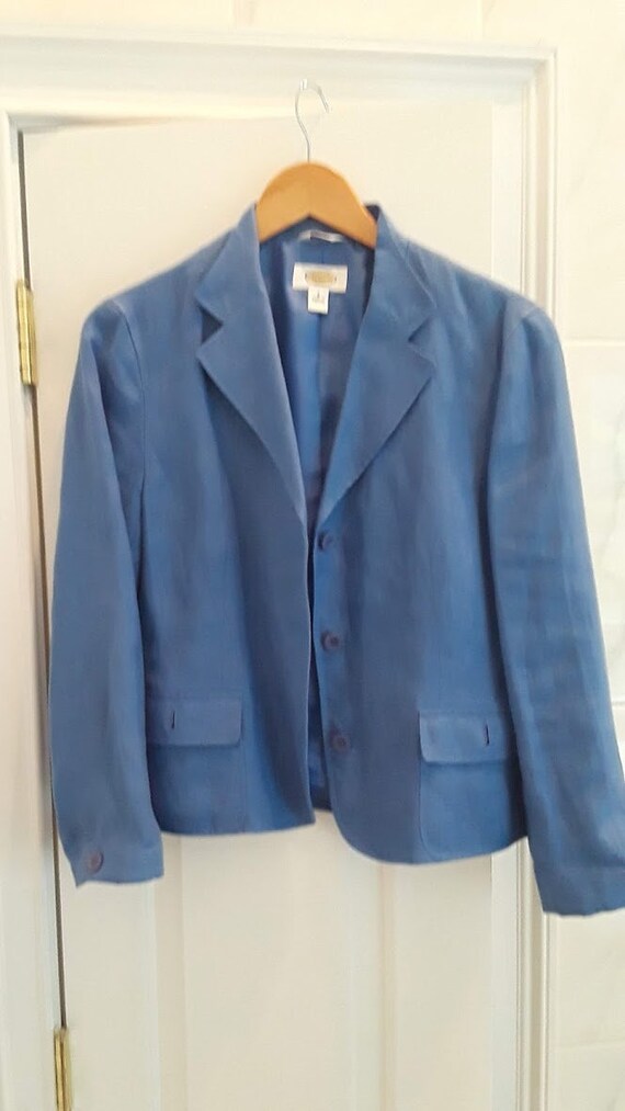 talbots irish linen jacket