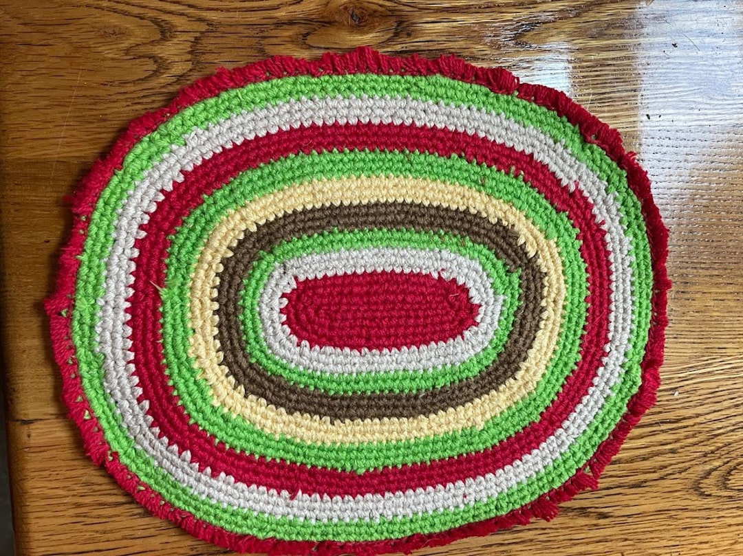 DOLLHOUSE Braided Handmade RUG Etsy