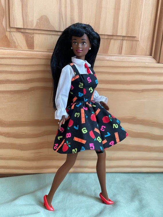 Fabrikant melk wit laten vallen AA Barbie Doll Teacher Black School Teacher Barbie Doll Red - Etsy