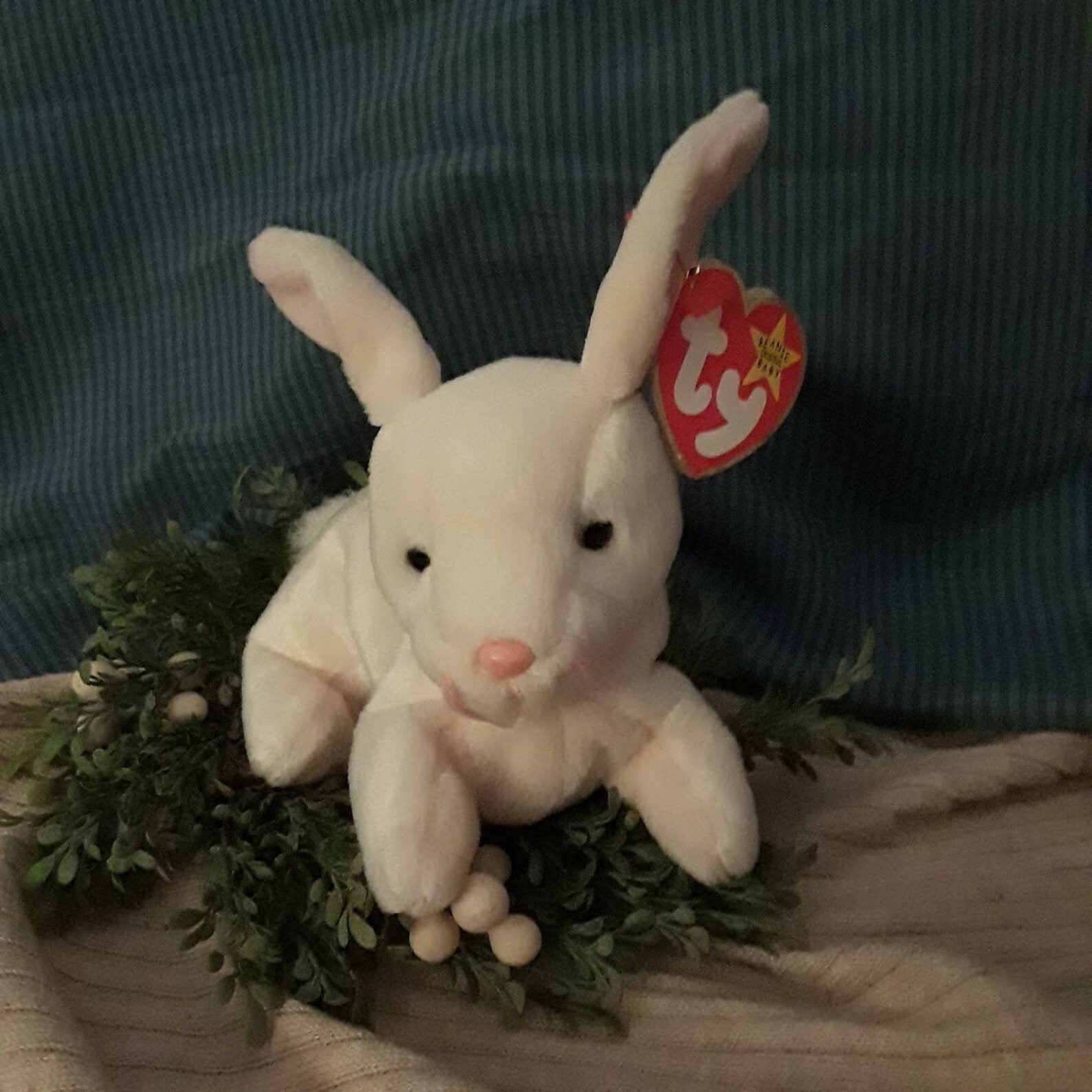 Ty beanie baby Nibbler bunny rabbit 1997 Etsy