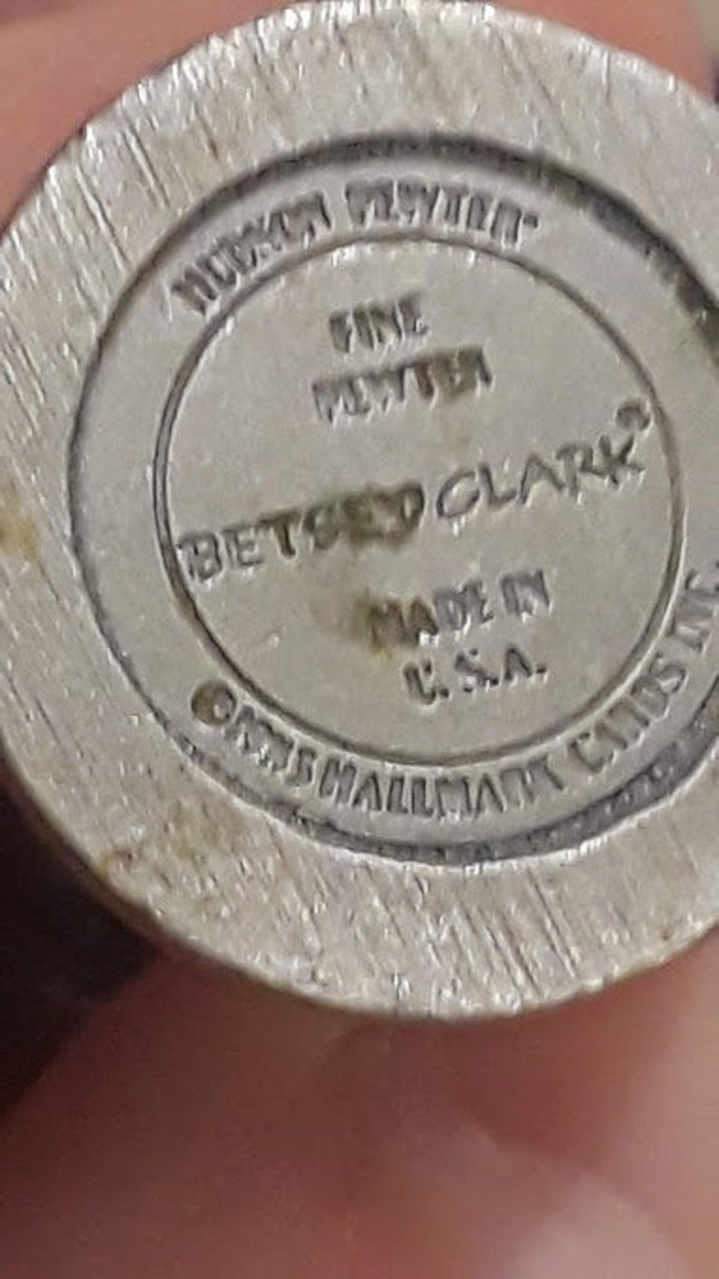 BETSEY CLARK HALLMARK HUDSoN Pewter girl with a pie
