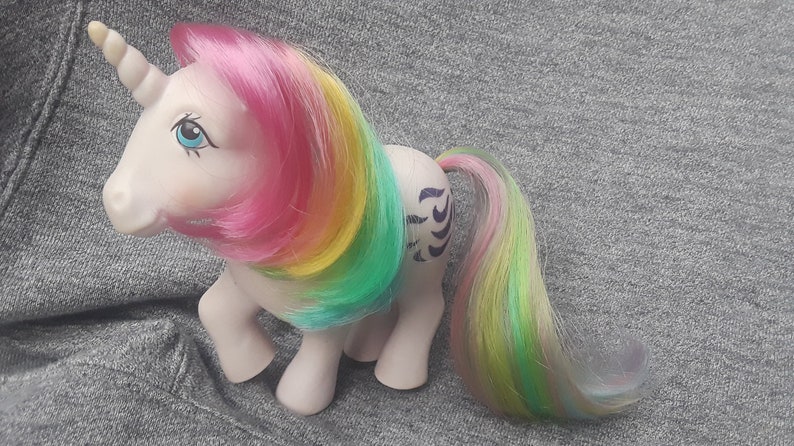 My Little Pony G1 Windy Hasbro 1983 Rainbow Hair Etsy