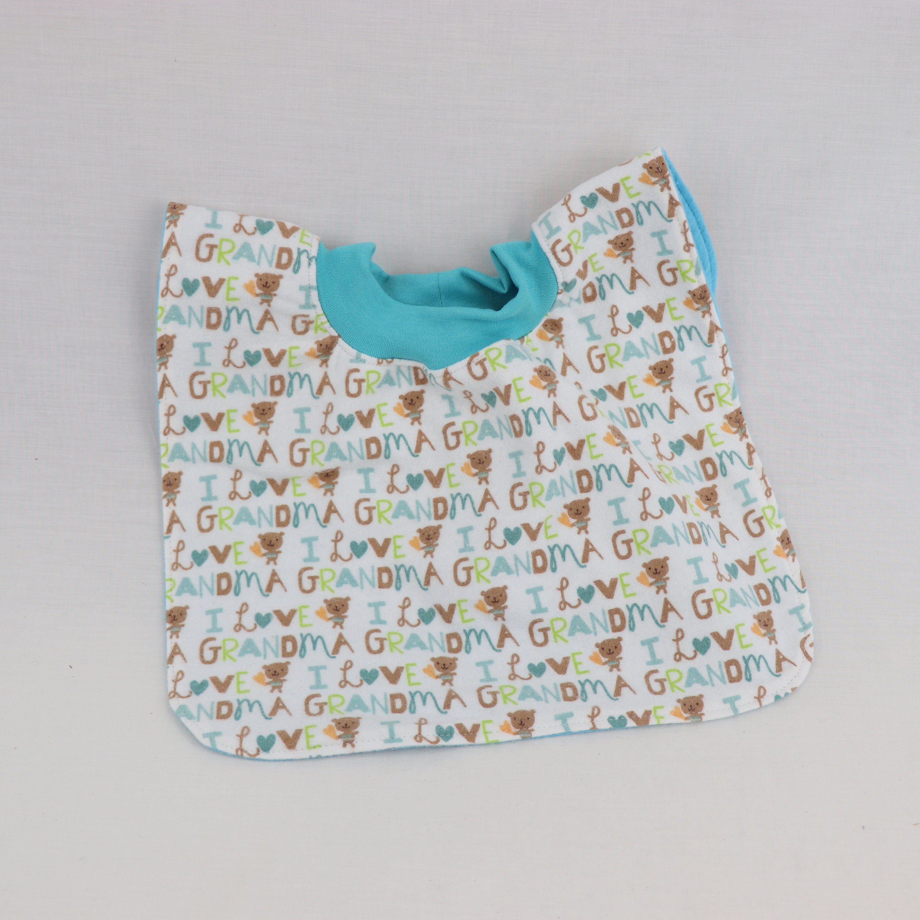 Baby Bib Pullover Style Two Layers Absorbent Soft Cotton Etsy