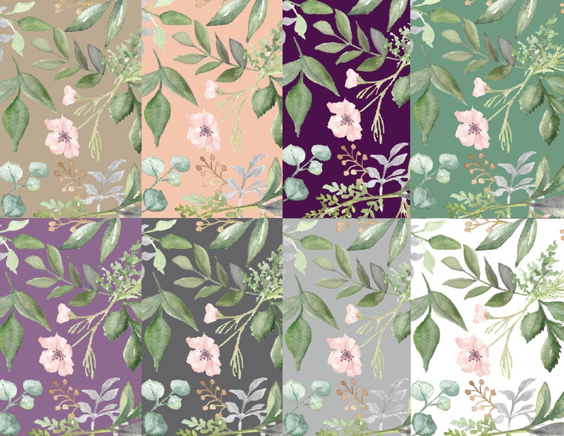 Decorative Papers/ Wedding Invitation Buds and Blooms Etsy