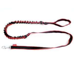 Strong dog anti shock pull absorbing dog lead walk/training bungee/spring leash DOUBLE CLIP LEAD or Handle