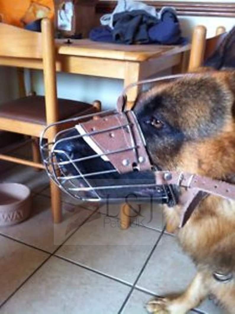 Strong Metal Wire Basket Dog Muzzle for Shepherd Labrador Etsy UK