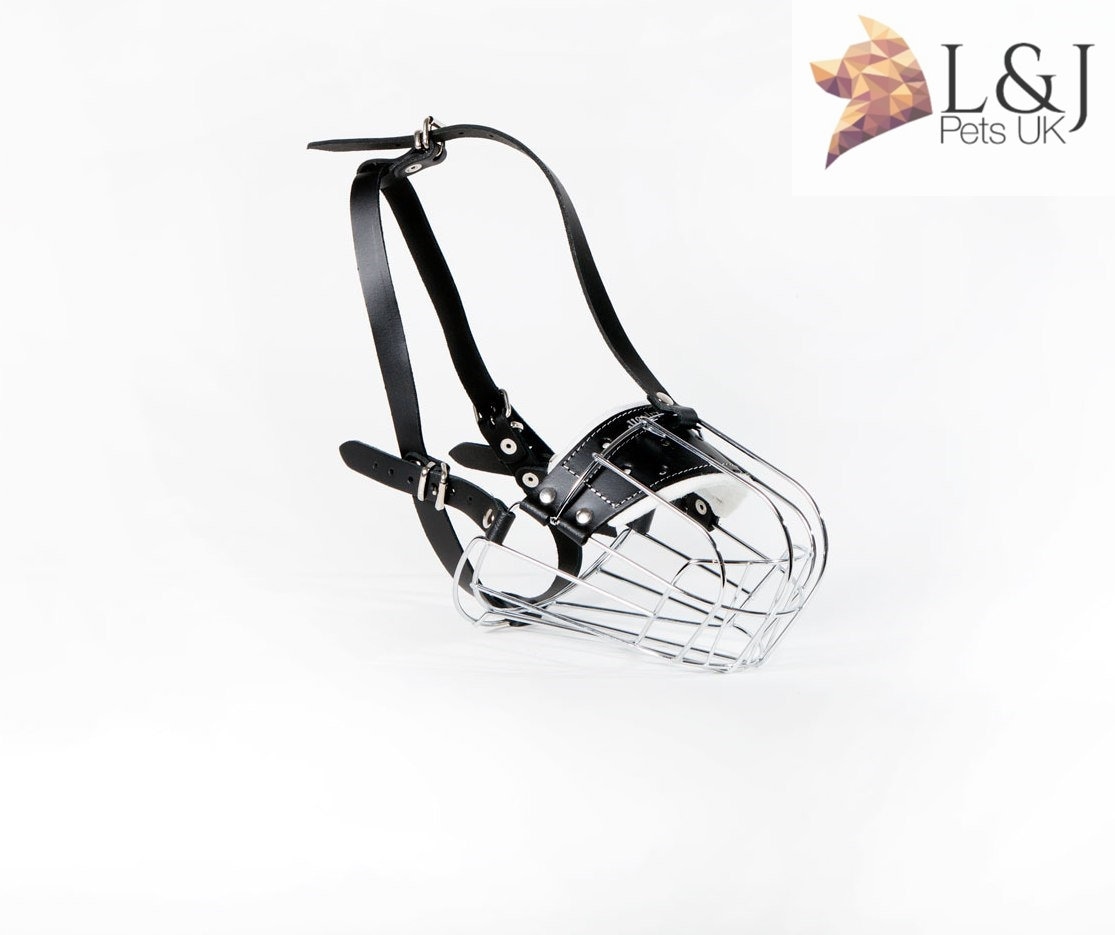 Strong Metal Wire Basket Dog Muzzle Amstaff Pit Bull Etsy UK