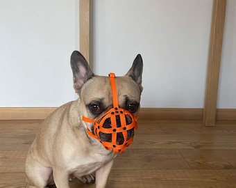 Dog Muzzle for French Bulldog "Frenchies" a Other similar snouts short snout
