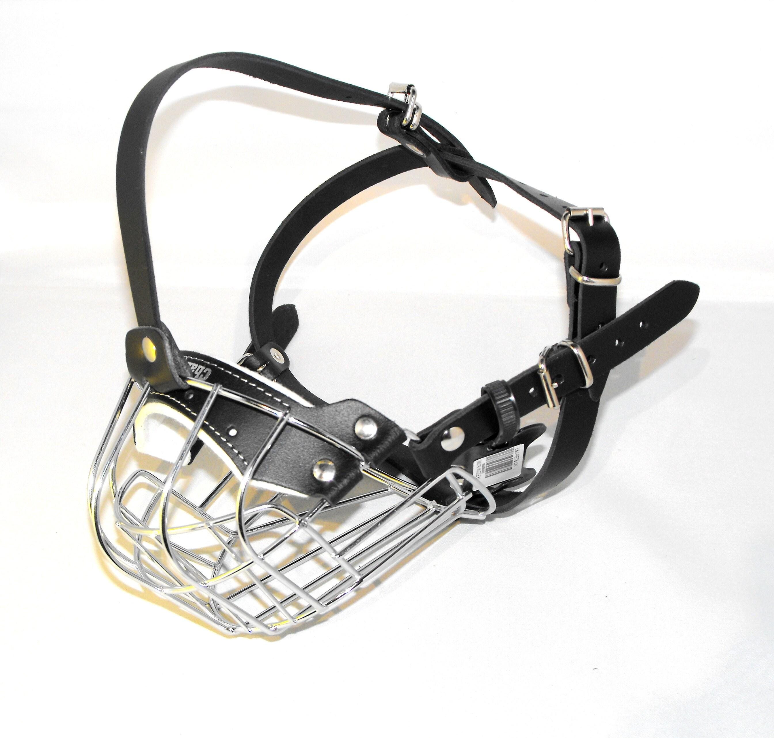Metal Muzzle For Boxer Dogs - Bite Proof Basket Muzzle For Medium/Large Breeds
