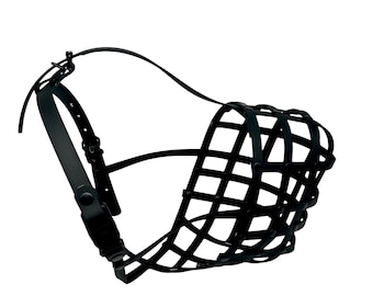 Bozal de polímero para perros / Entrenamiento y comportamiento / Diseño resistente e impermeable / Dogo de Burdeos, Bullmastiff / Hecho a mano, duradero