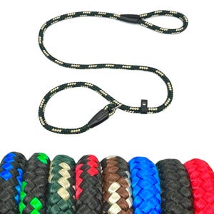 Correa doble todo en uno: correa de adiestramiento profesional en forma de 8, con arnés y cabezal. Antitirones. Para perros pequeños y grandes. Disponible en 3 tamaños. Gruesa.