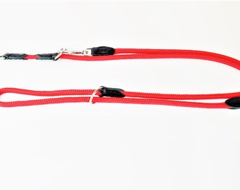 Champion Strong Police Style Double Leash Dog Walker Coupler Adjustable with High class Heavy Duty rope