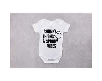 Thick thighs spooky vibes svg