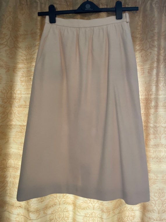 Ivory wool skirt - image 3