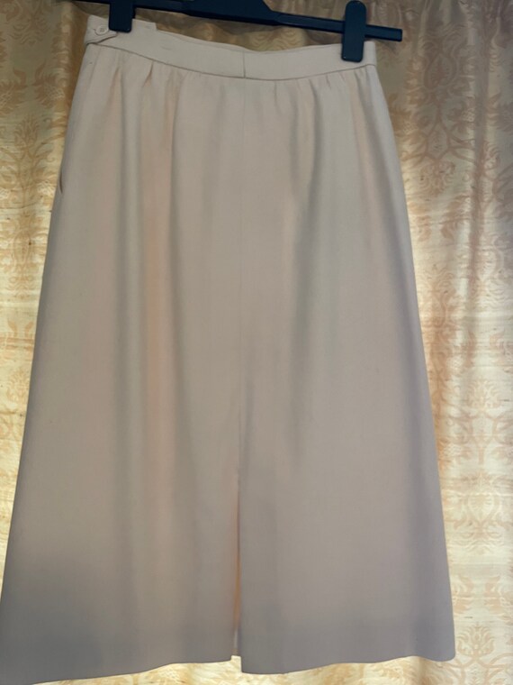 Ivory wool skirt - image 5